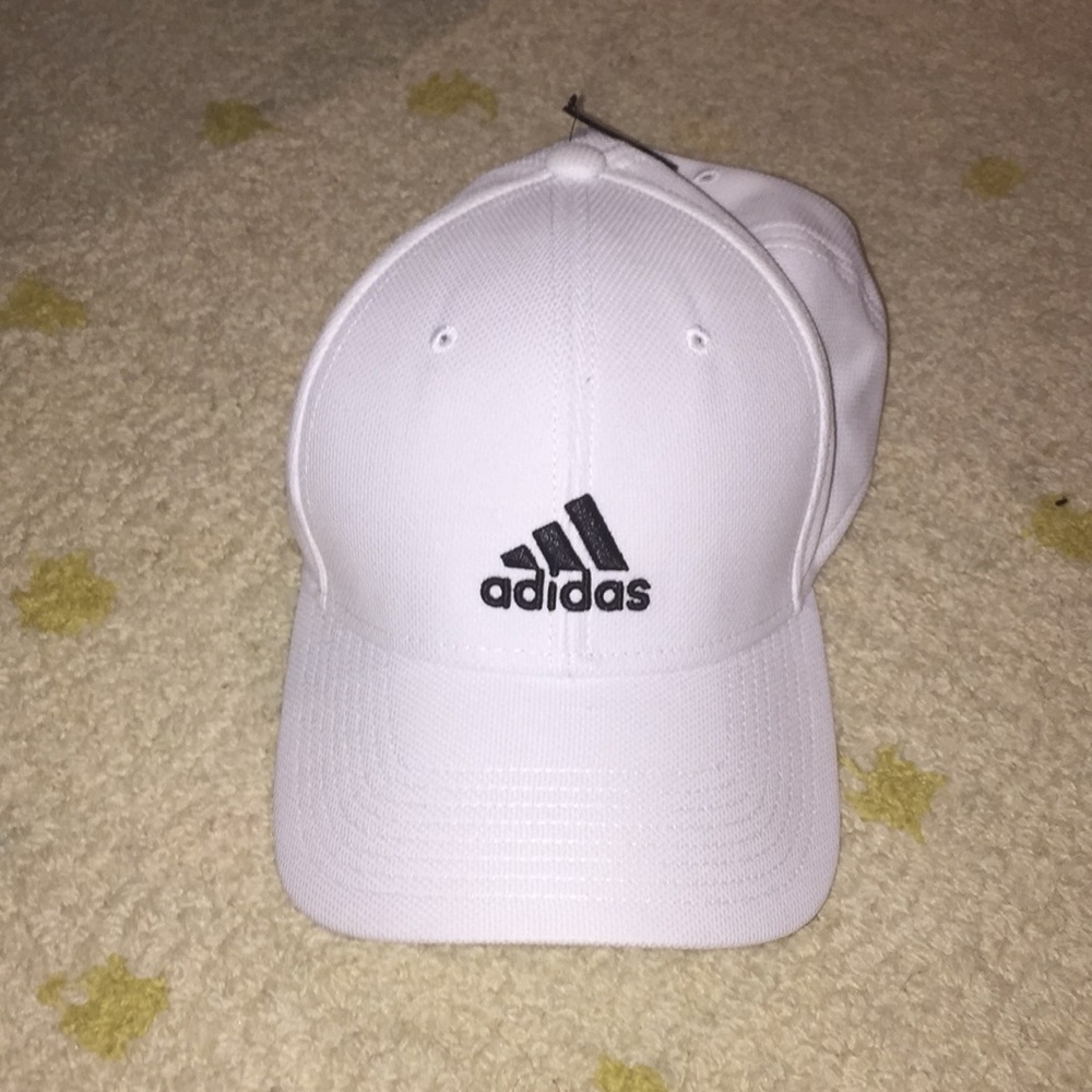 Brand New White Adidas Hat